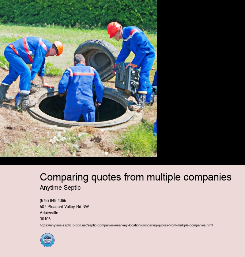 Comparing quotes from multiple companies