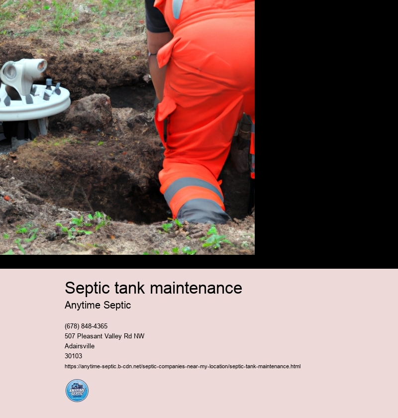 Septic tank maintenance